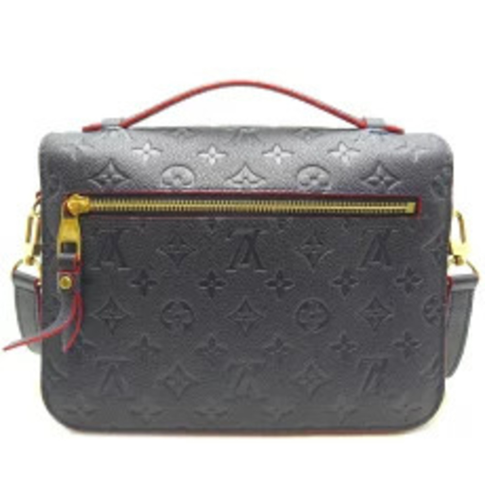 Louis Vuitton Pochette Metis Shoulder Bag Empreinte Marine Rouge Navy Blue Red - Picture 2 of 6